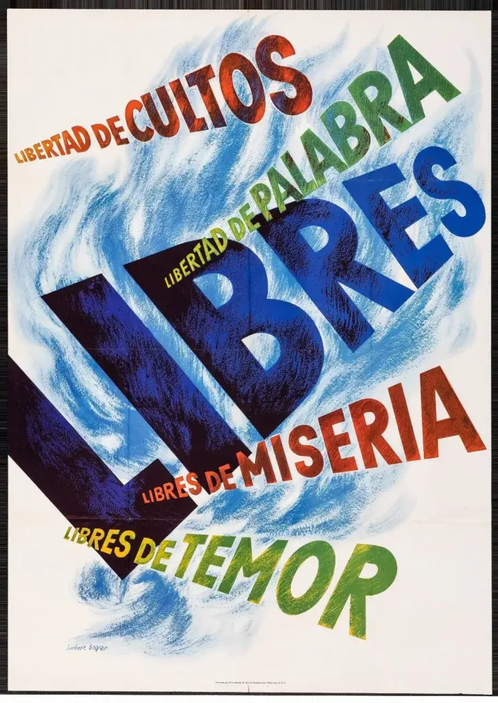 Libres: Four Freedoms — Paper Print archival source