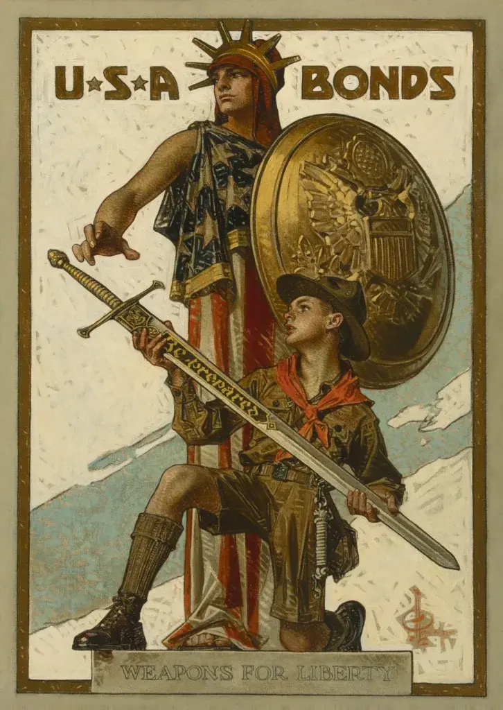 U.S.A. Bonds: Weapons for Liberty — Paper Print archival source