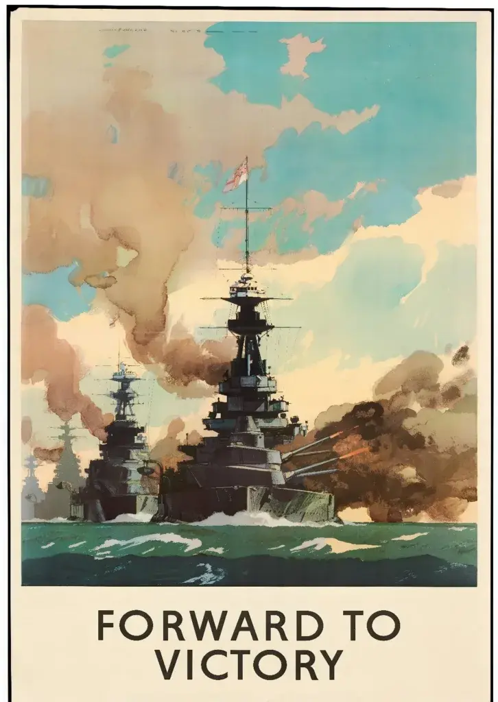 Forward to Victory — Paper Print archival source