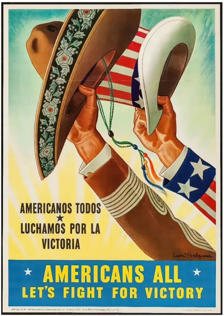 Americans All, Let’s Fight for Victory — Paper Print archival source