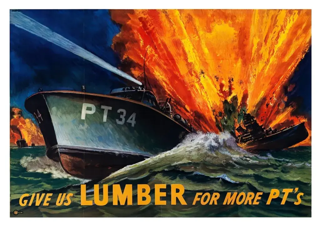 Give Us Lumber for More PT’s — Paper Print archival source