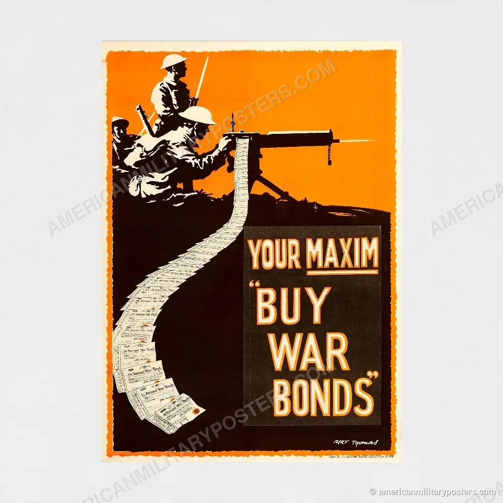 Your Maxim poster, unframed print shown front-on